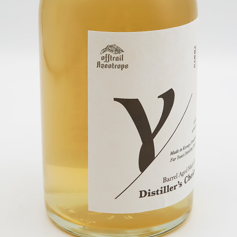 Far Yeast Brewing(ファーイーストブルーイング) Barrel Aged Malt Gin Distiller’s Choiceのラベル左側面