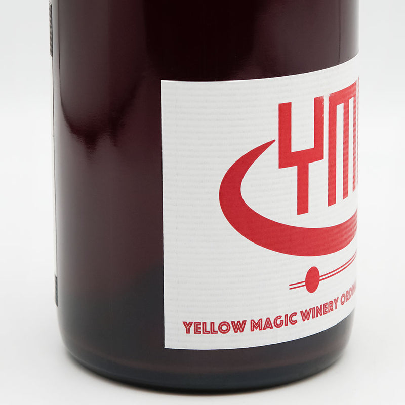 YellowMagicWinery(イエローマジックワイナリー) ORDINARY ROUGE 2022のラベル左側面