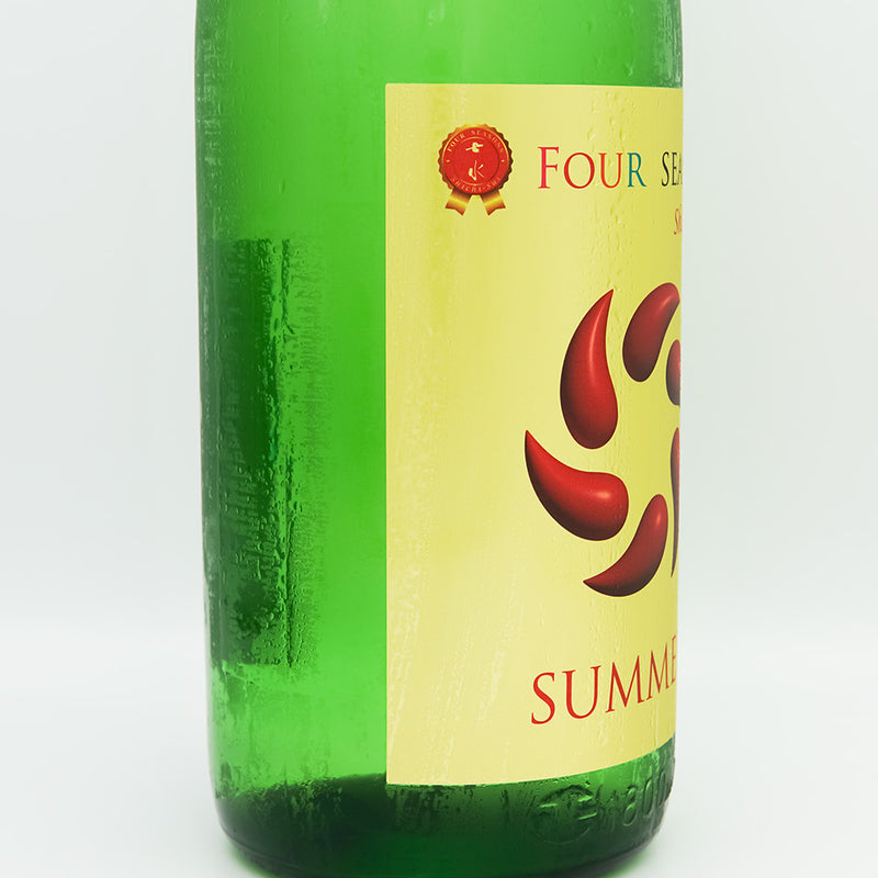 七水(しちすい) FOUR SEASONS SUMMERのラベル左側面