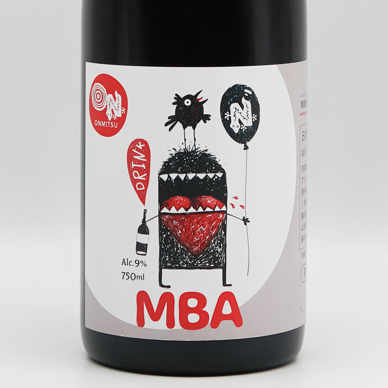 おんみつわいんず MBA(マスカット・ベーリーA) 2024のラベル