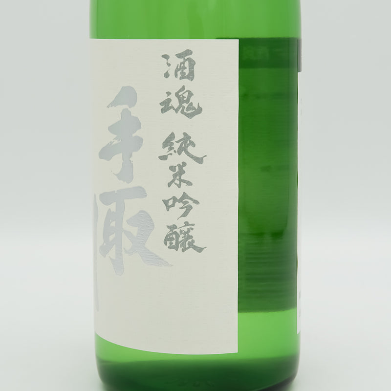手取川(てどりがわ) 酒魂 純米吟醸のラベル右側面