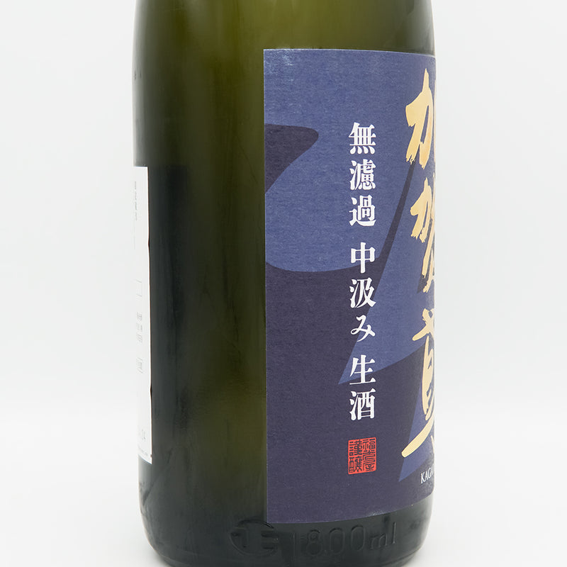 加賀鳶(かがとび) 限定蔵出 純米大吟醸 無濾過 中汲み 生酒のラベル左側面