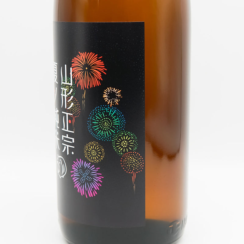 山形正宗(やまがたさまむね) 夏ノ純米のラベル右側面