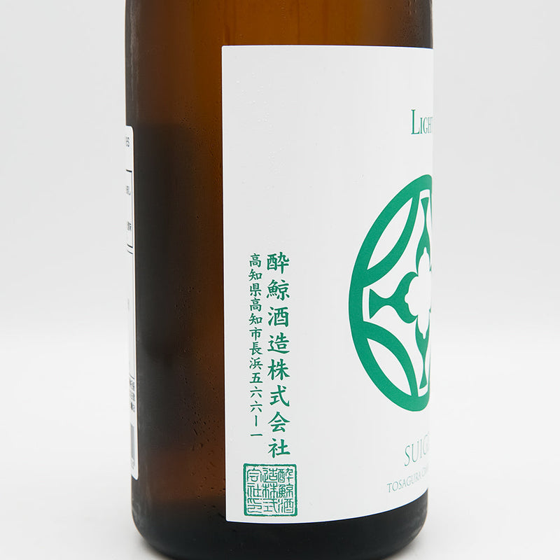 酔鯨(すいげい) TOSAGURA Craft Series 蒼 Light 純米吟醸酒のラベル左側面