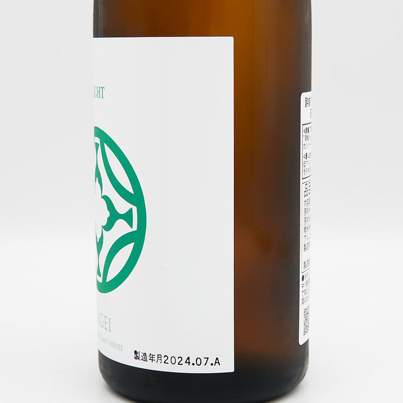 酔鯨(すいげい) TOSAGURA Craft Series 蒼 Light 純米吟醸酒のラベル右側面
