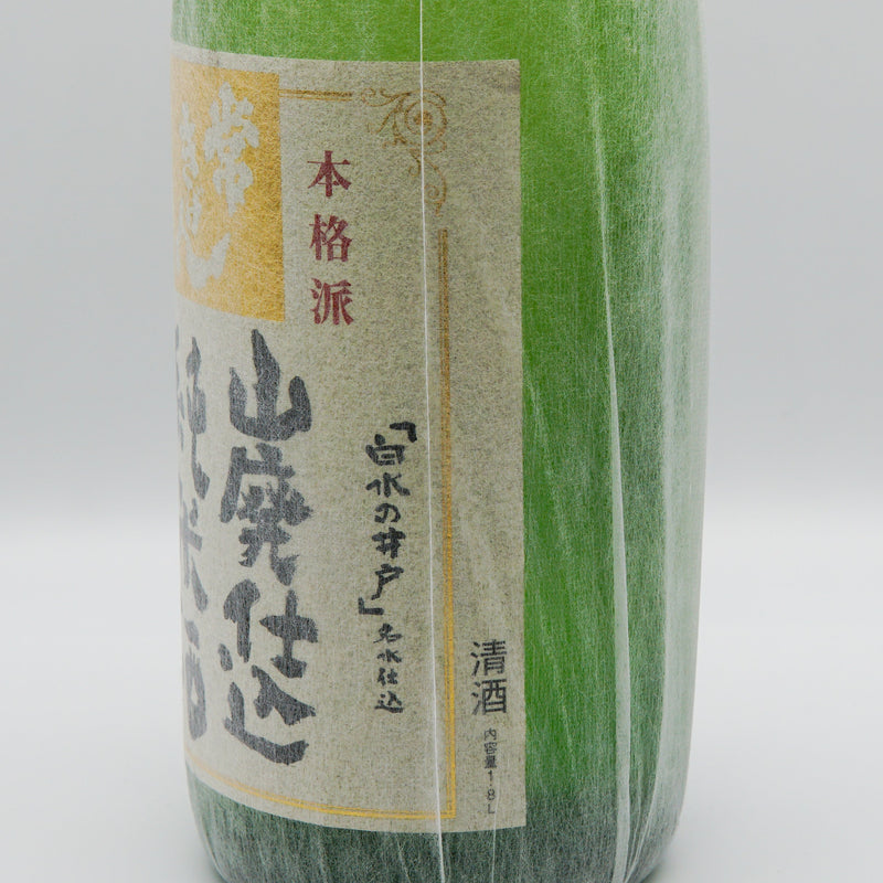 常きげん 山廃仕込み純米のラベル右側面