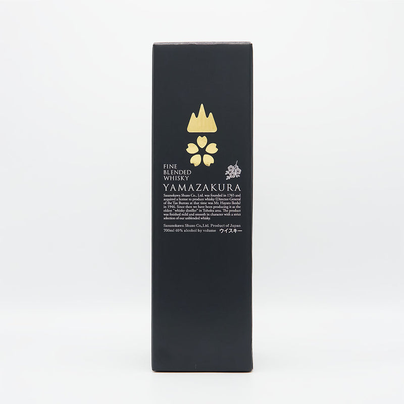 【化粧箱付き】山桜(やまざくら) 黒ラベル ブレンデッドウイスキー 700ml