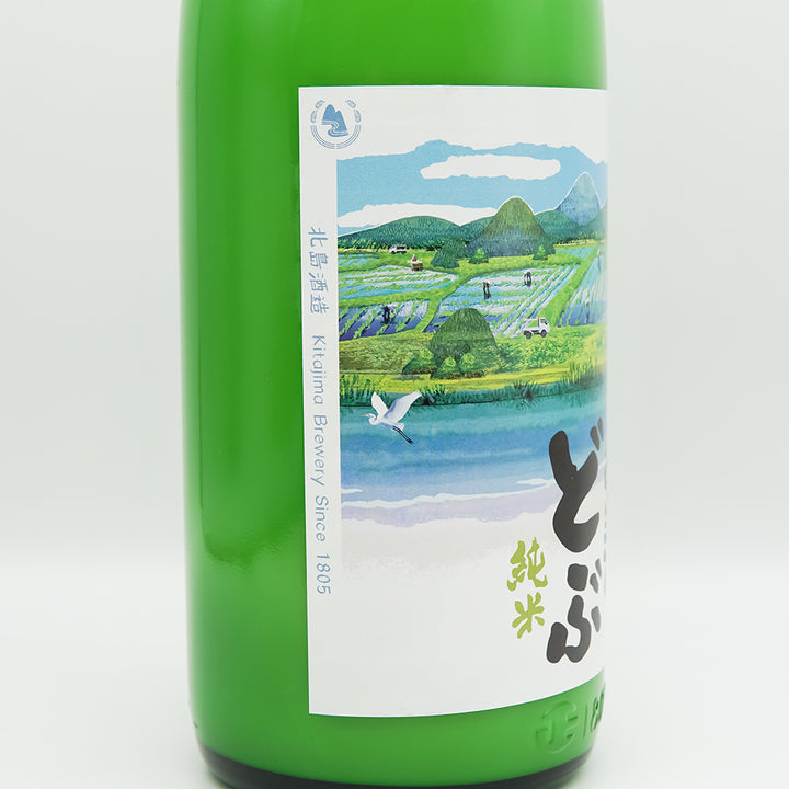 もろみあらごしどぶのラベル左側面