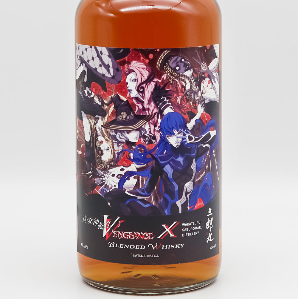 国産ウイスキー通販】真・女神転生V Vengeance×三郎丸 ブレンデッドウイスキー 700ml - いそべ酒店