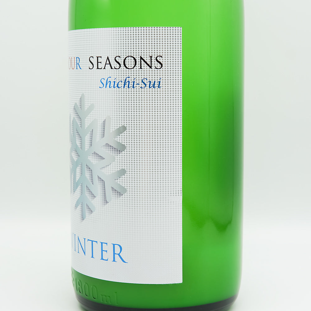 七水(しちすい) FOUR SEASONS WINTERのラベル右側面