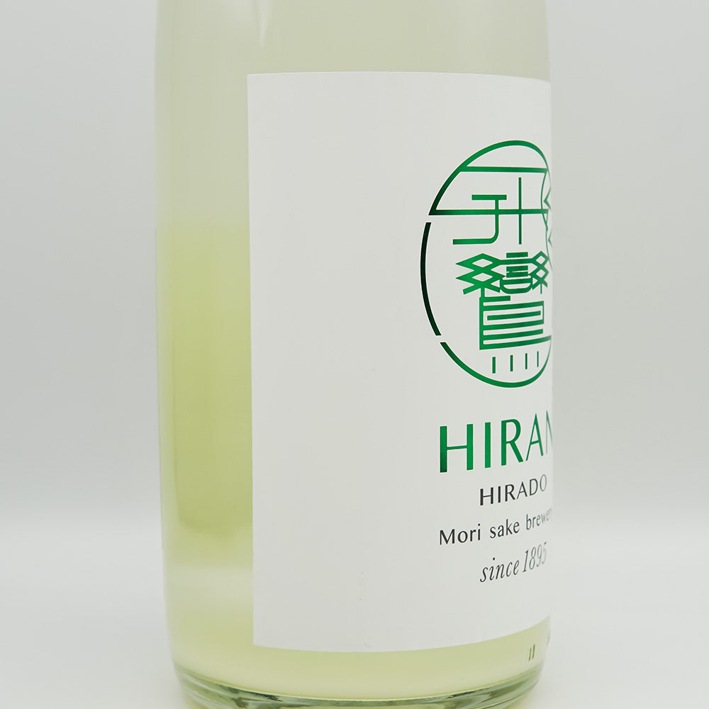 飛鸞(ひらん) にこまる生酛 無濾過生原酒のラベル左側面