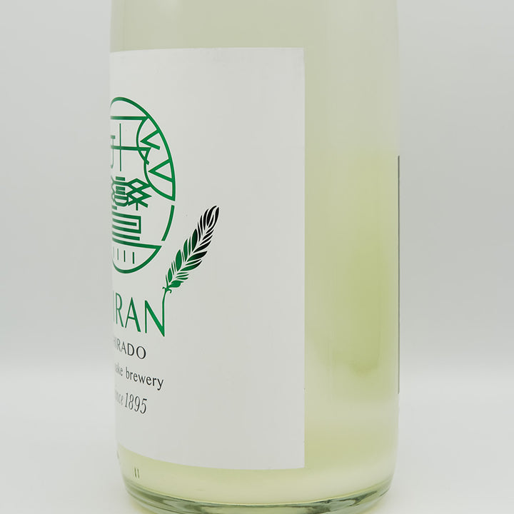 飛鸞(ひらん) にこまる生酛 無濾過生原酒のラベル右側面
