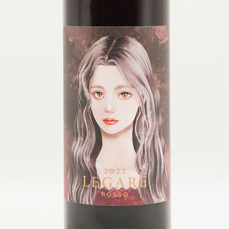 まるき葡萄酒 LEGARE ROSSO 2022のラベル