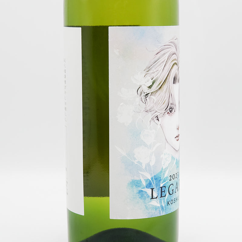 まるき葡萄酒 LEGARE KOSHU 2023のラベル左側面