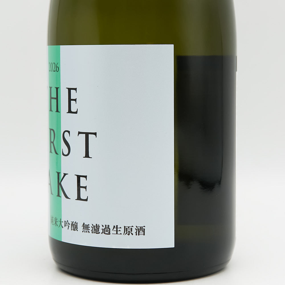 蓬莱(ほうらい) THE FIRST TAKE 無加圧 一発しぼり 純米大吟醸 無濾過生原酒のラベル右側面