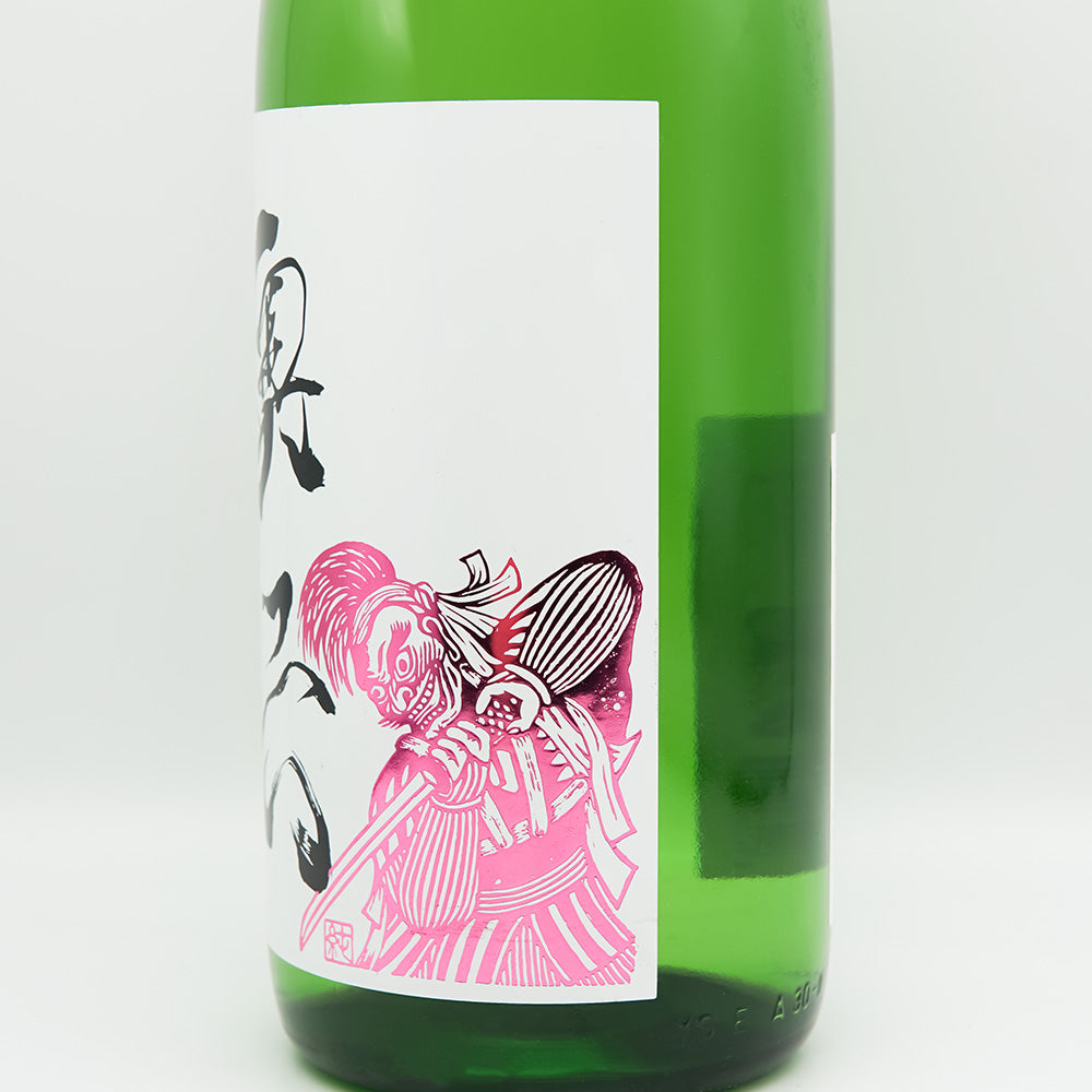 奥六(おくろく) 特別純米 生酛 Lotusのラベル右側面