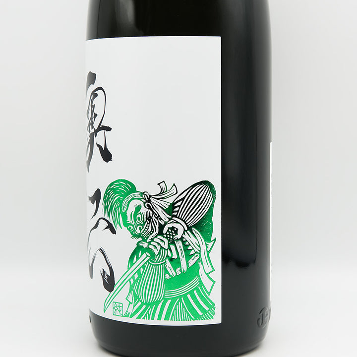 奥六(おくろく) 純米吟醸 生酛 Unite 生酒のラベル右側面