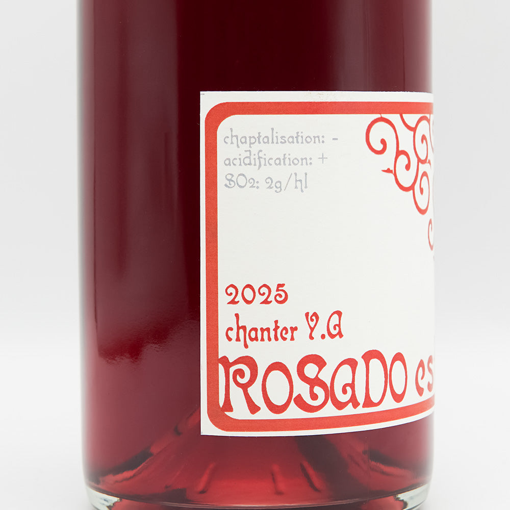 シャンテY,A ROSADO est(ロサード エスト) 2025のラベル左側面