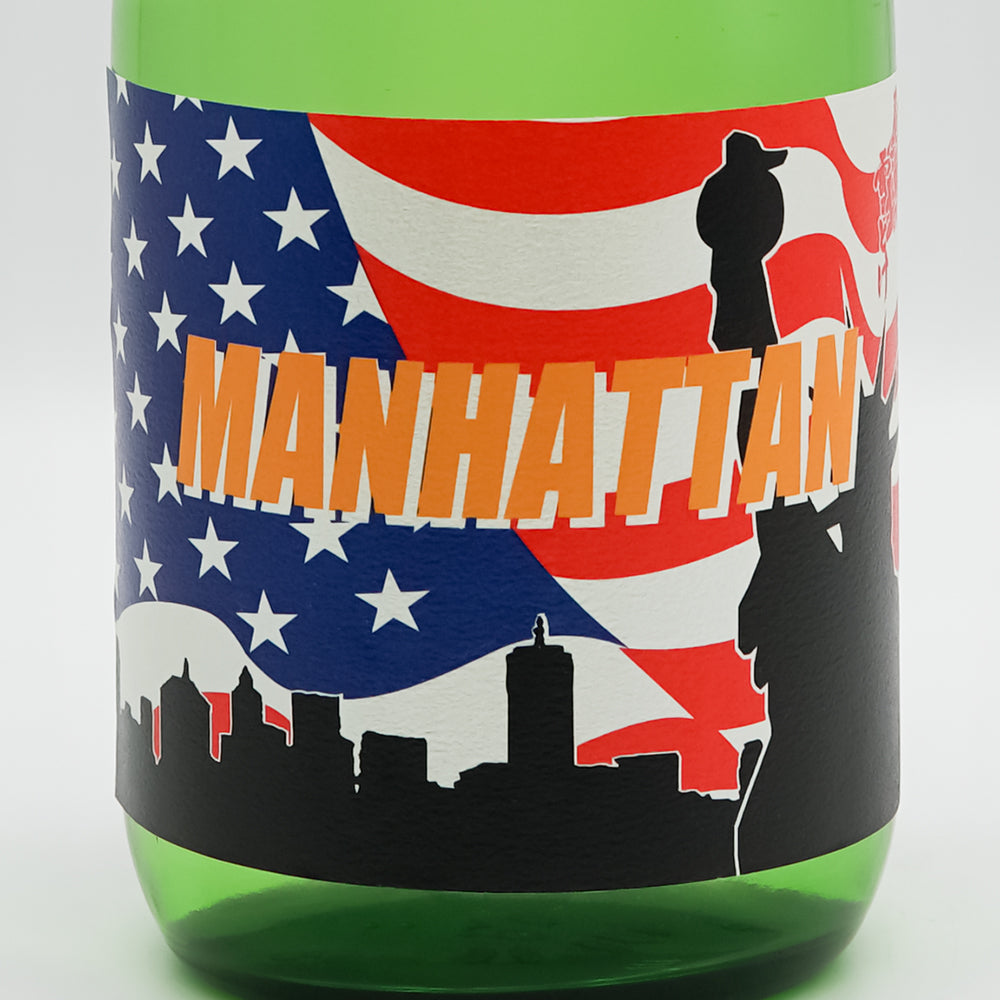 尾瀬の雪どけ(おぜのゆきどけ) 純米大吟醸 MANHATTAN(マンハッタン)のラベル