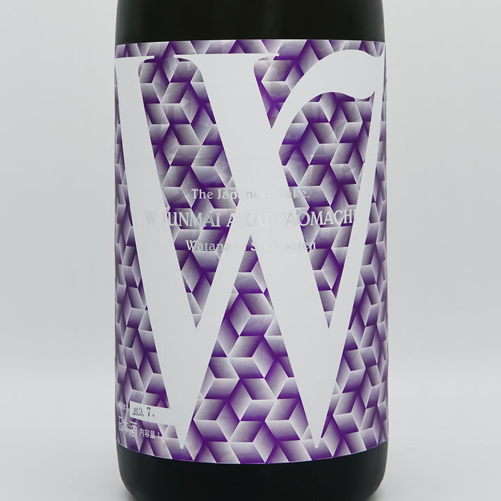 Sake Mail Order] W (W) Junmai Akaiwa Omachi Unfiltered