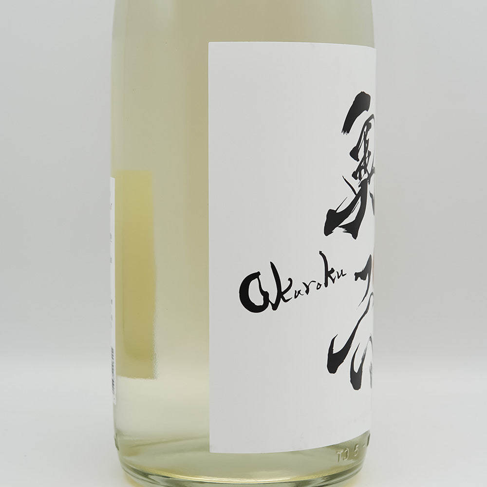 奥六(おくろく) 特別純米 生酛 Flowのラベル左側面