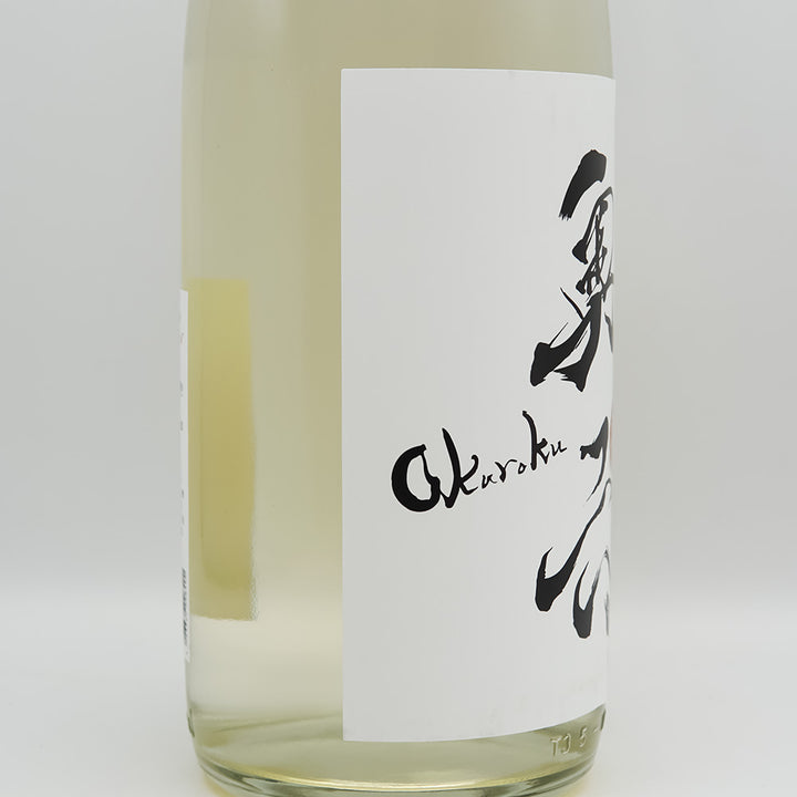 奥六(おくろく) 特別純米 生酛 Flowのラベル左側面