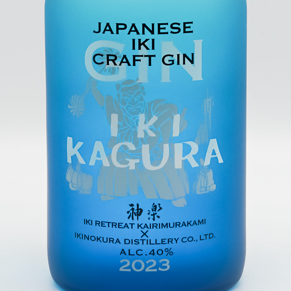 JAPANESE IKI CRAFT GIN KAGURA 2023のラベル