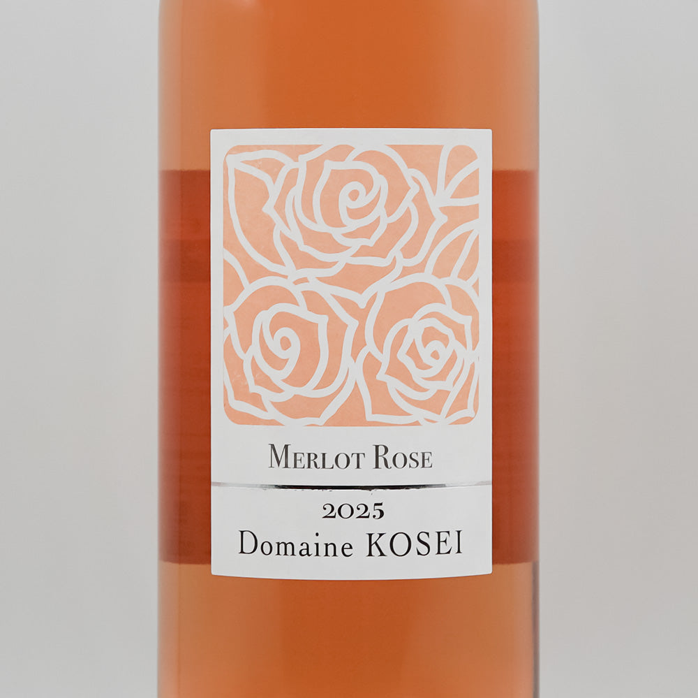Domaine KOSEI(ドメーヌ・コーセイ) MERLOT ROSE K.K. edition 2025のラベル