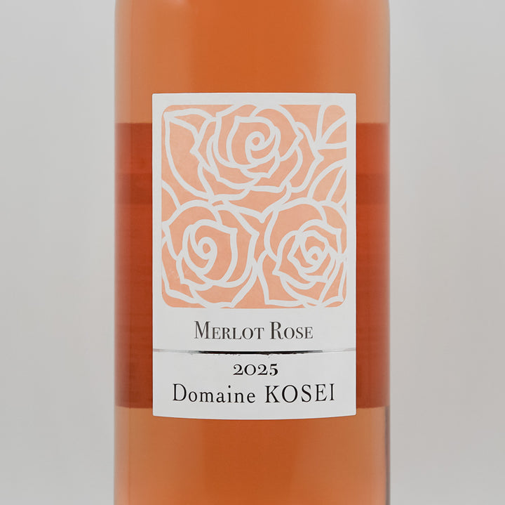 Domaine KOSEI(ドメーヌ・コーセイ) MERLOT ROSE K.K. edition 2025のラベル