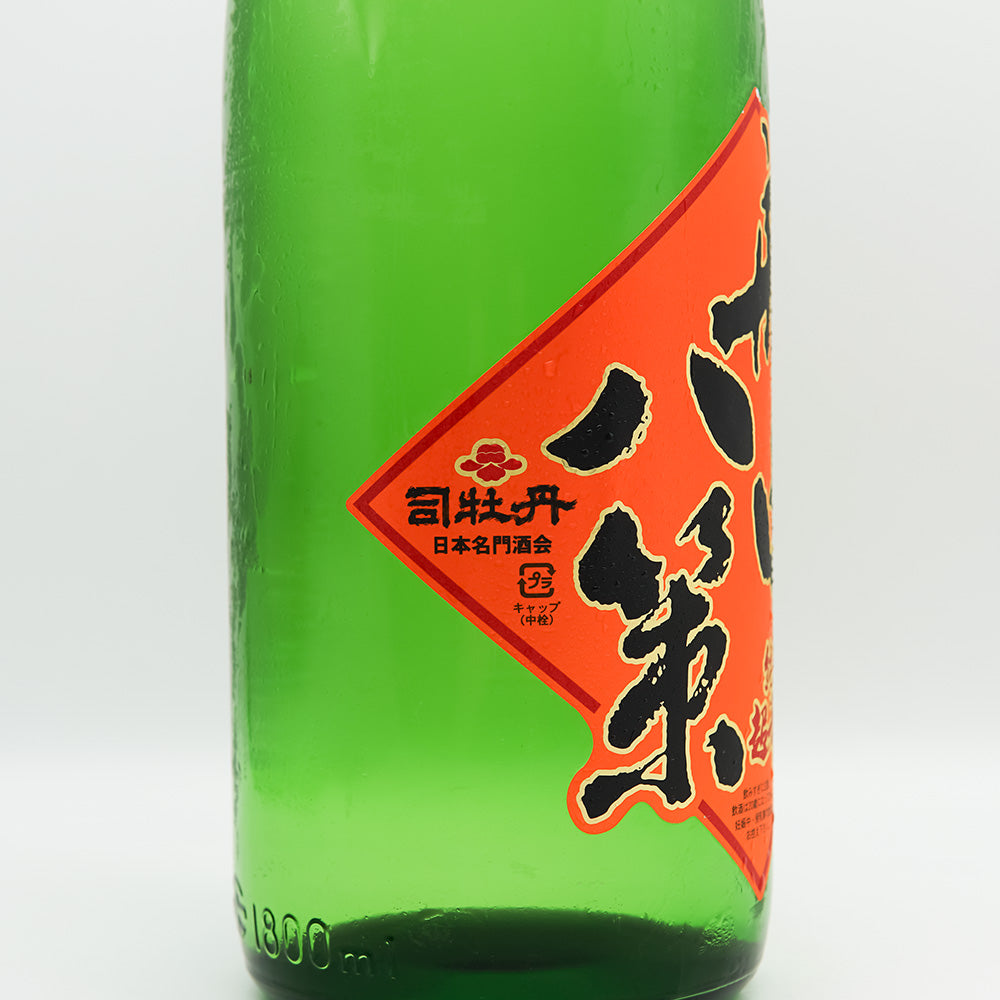 船中八策(せんちゅうはっさく) 純米超辛口 ひやおろしのラベル左側面