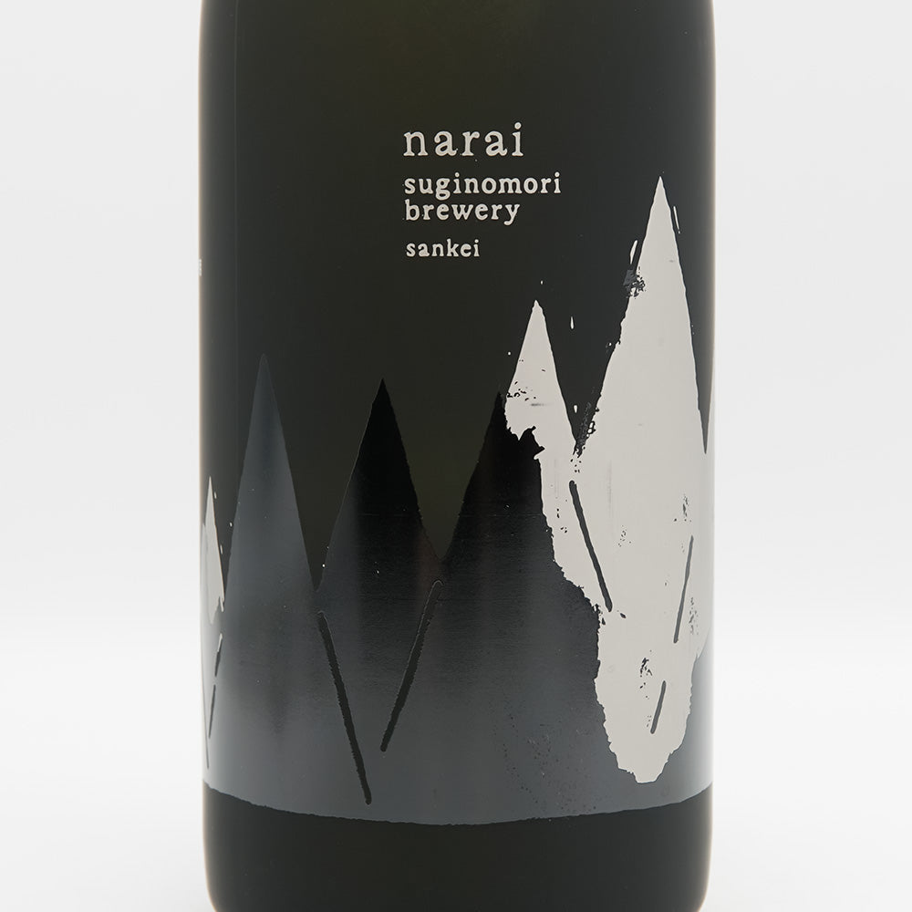 narai(ならい) sankeiのラベル左側面