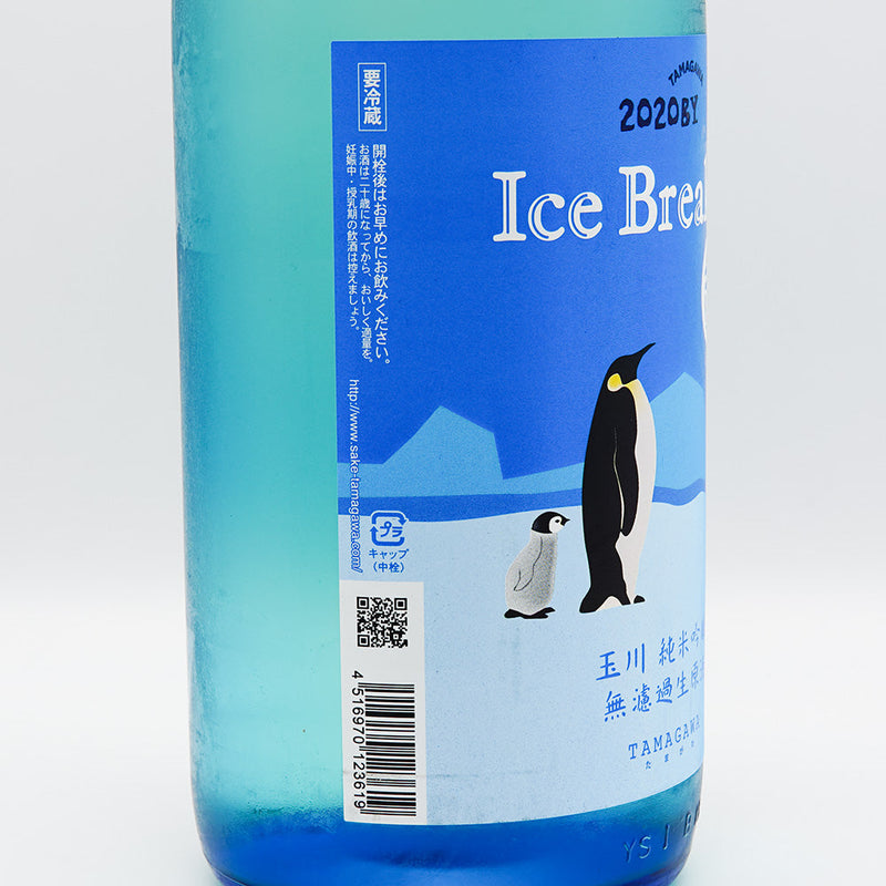 Tamagawa Ice Breaker Junmai Ginjo Unfiltered Raw Sake 500ml/1800ml [Cool delivery recommended]