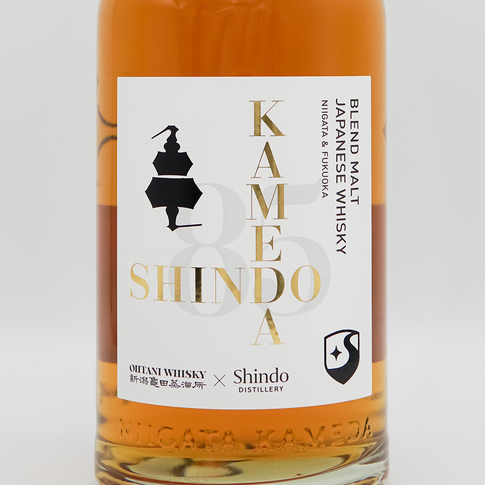OHTANI WHISKY KAMEDA85 feat. SHINDOのラベル