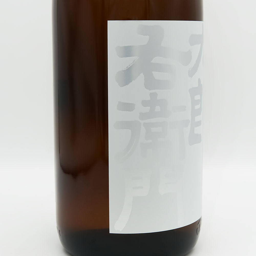 十六代九郎右衛門 (じゅうろくだいくろうえもん) 生も純米 酵母無添加 火入れ原酒のラベル左側面