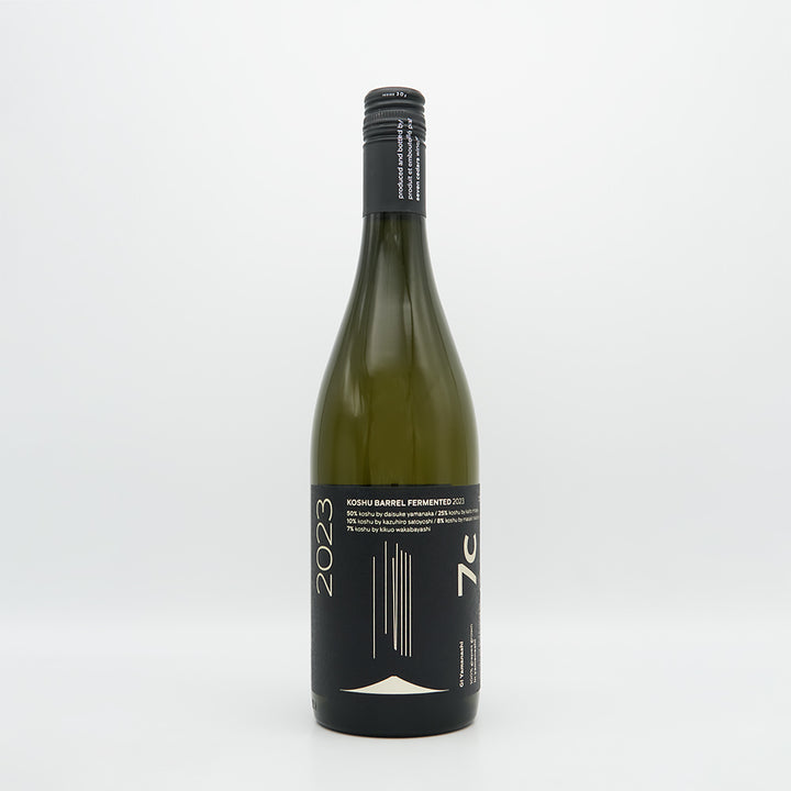 7c(seven cedars winery) KOSHU BARREL FERMENTED 甲州樽発酵 2023の全体像