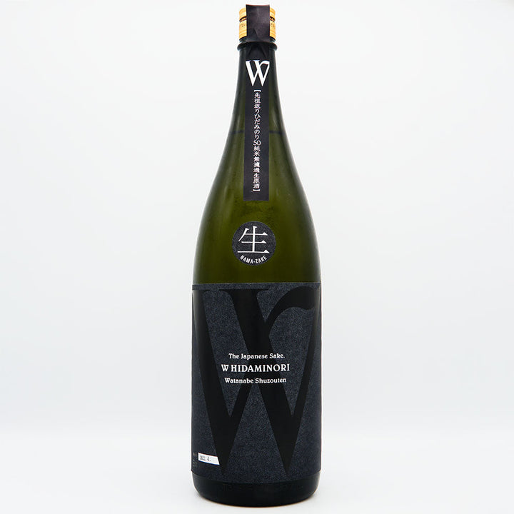 W (W) Junmai throwback Hidaminori unfiltered unprocessed sake (made in a wooden barrel and squeezed from cotton) 720ml/1800ml [Cool delivery recommended]