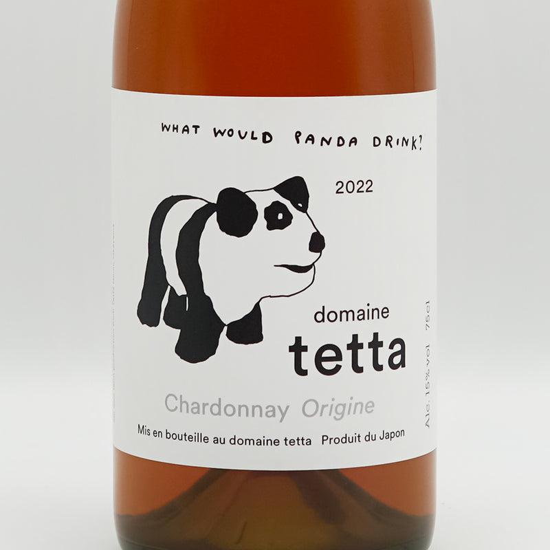 domaine tetta(ドメーヌテッタ) Chardonnay Origine 2022のラベル