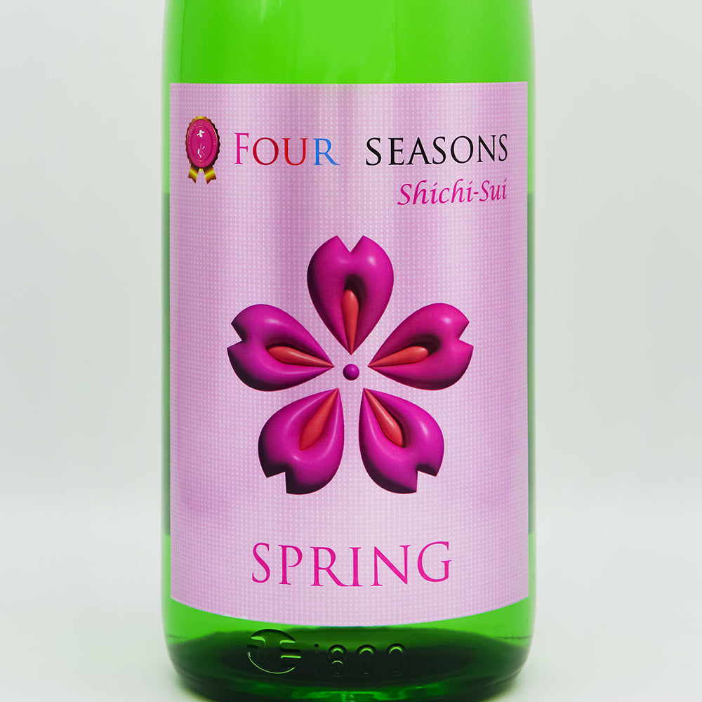 七水(しちすい) FOUR SEASONS SPRINGのラベル