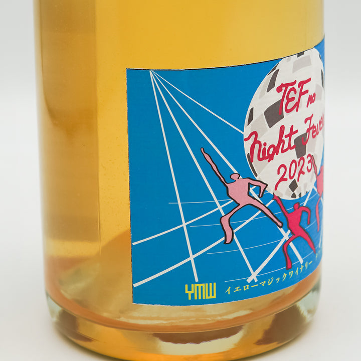 YellowMagicWinery(イエローマジックワイナリー) TEF no Night Fever 2023のラベル左側面