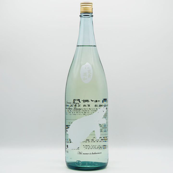 【日本酒通販】角右衛門 純米吟醸酒 夏酒 荒責混和 しろくまラベル 720ml/1800ml - いそべ酒店