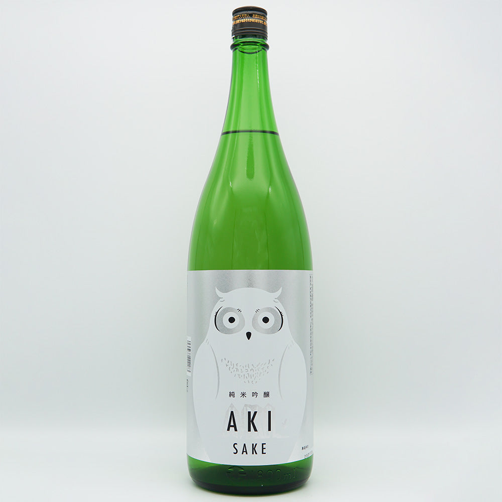寒紅梅 純米吟醸 AKI SAKE フクロウラベル 1800ml｜日本酒専門店