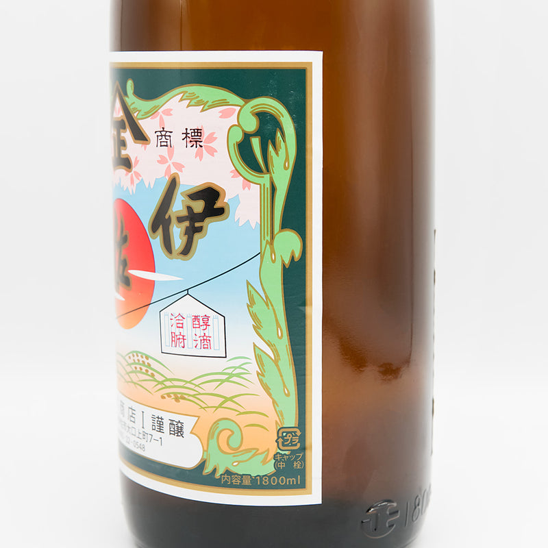 伊佐美(いさみ) 本格焼酎のラベル右側面