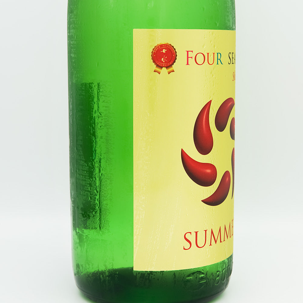七水(しちすい) FOUR SEASONS SUMMERのラベル左側面
