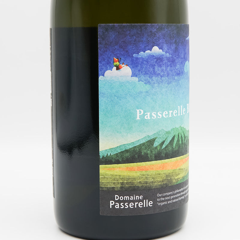 Domaine Passerelle(ドメーヌ パスレル) Passerelle Blanc 2024のラベル左側面