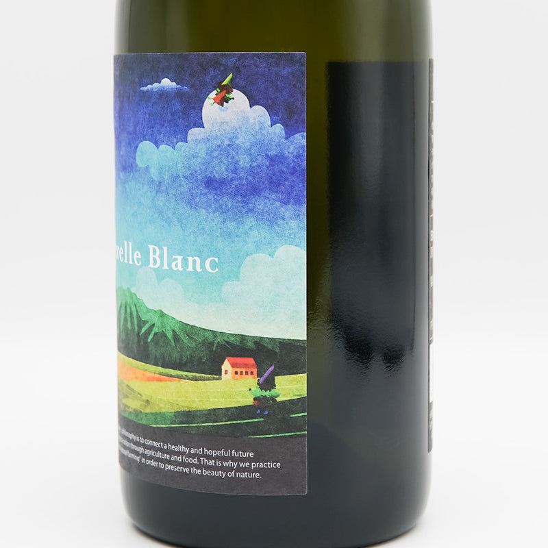 Domaine Passerelle(ドメーヌ パスレル) Passerelle Blanc 2024のラベル右側面