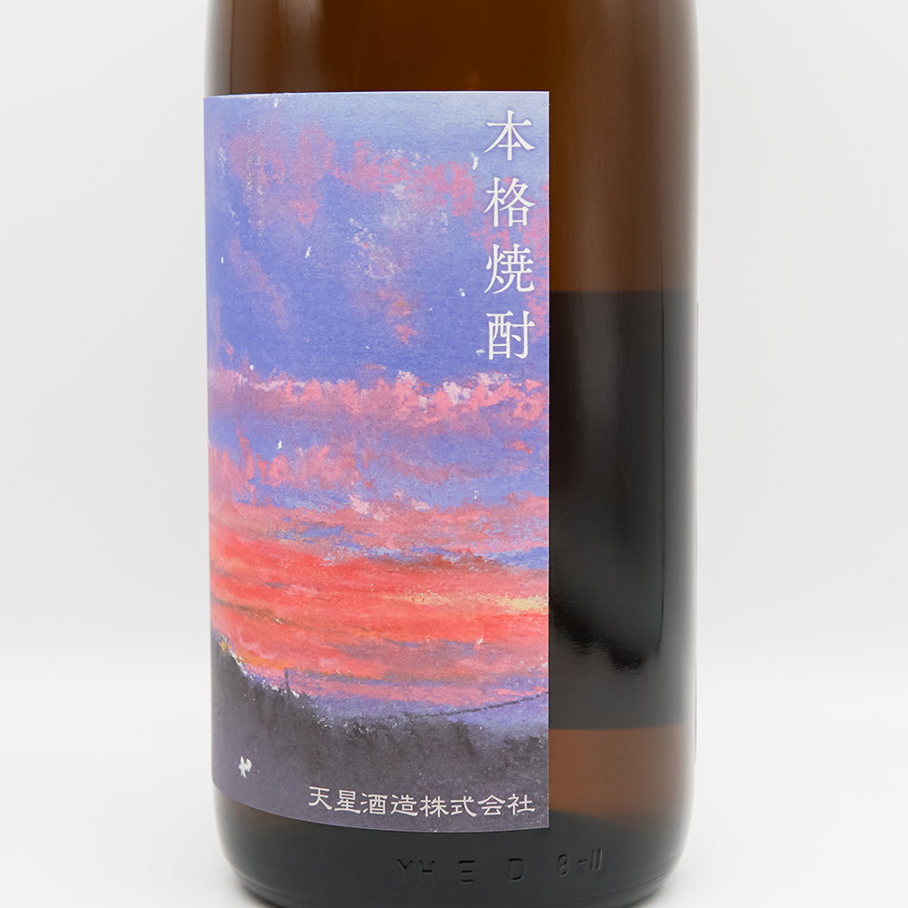 本格焼酎 旱星(ひでりぼし)のラベル右側面