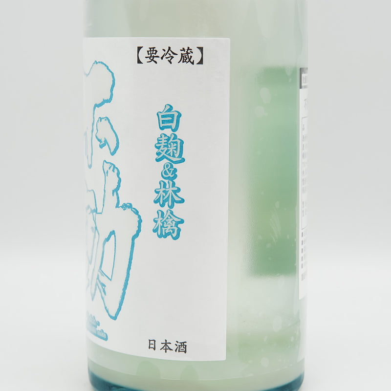 不動(ふどう) 白麹＆林檎 おりがらみ 純米生原酒のラベル右側面