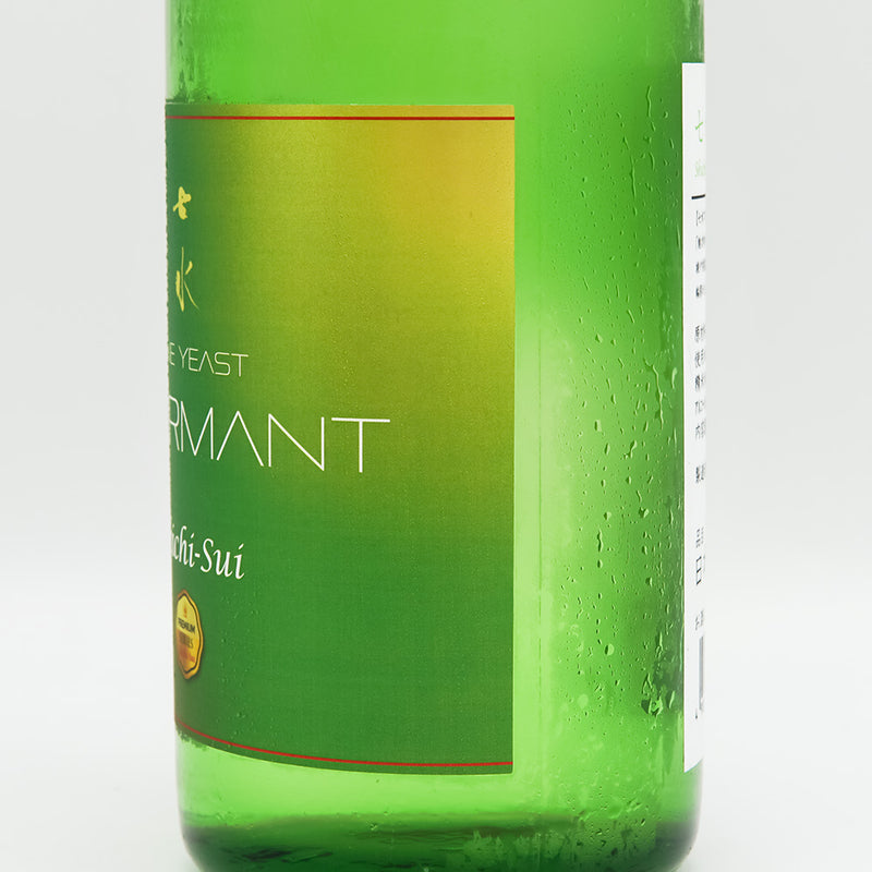 七水(しちすい) CHARMANT -シャルマン- ワイン酵母仕込のラベル右側面