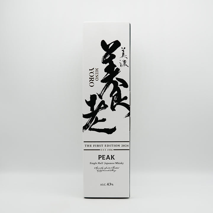 ピークモルト 美濃 養老 Single Malt Japanese Whiskyの化粧箱