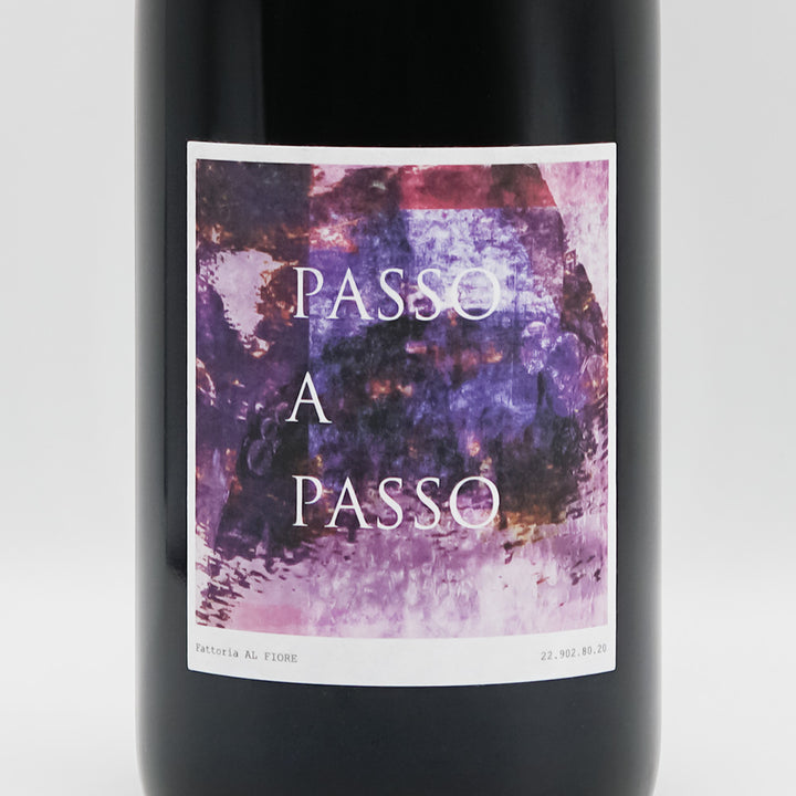 Fattoria AL FIORE(ファットリア アルフィオーレ) PASSO A PASSO Rosso 2022のラベル